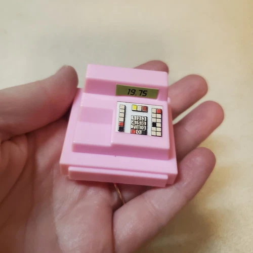1/6 12"  scale VTG 90s Mattel Barbie Pink Playset Cash Register Part