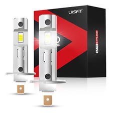 Lasfit H1 Led Headlight Kit Bulb High Low Beam 6000k Super White Replace Halogen
