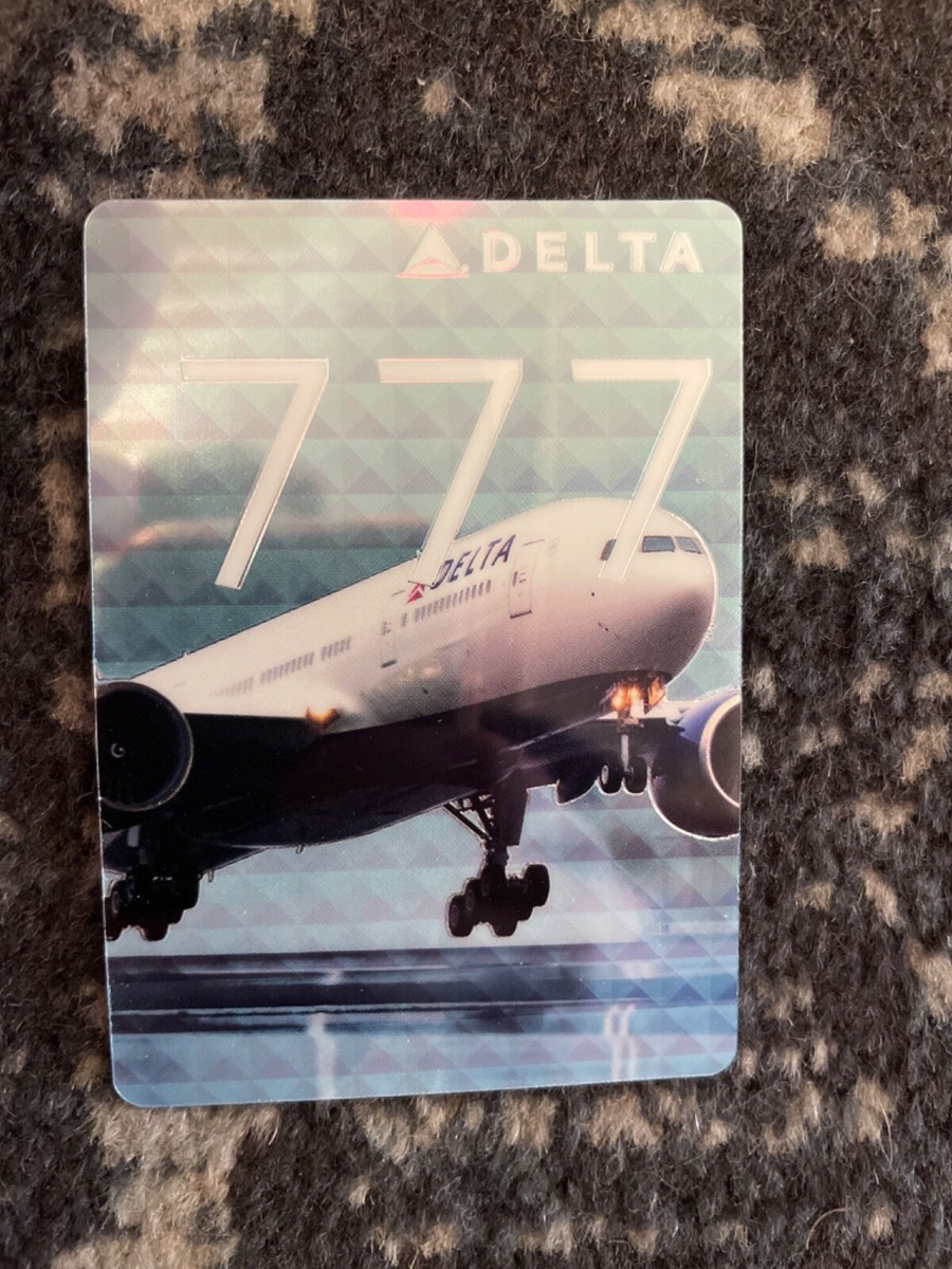 Delta Airlines Boeing 777-200LR Pilot Trading Card Number 45