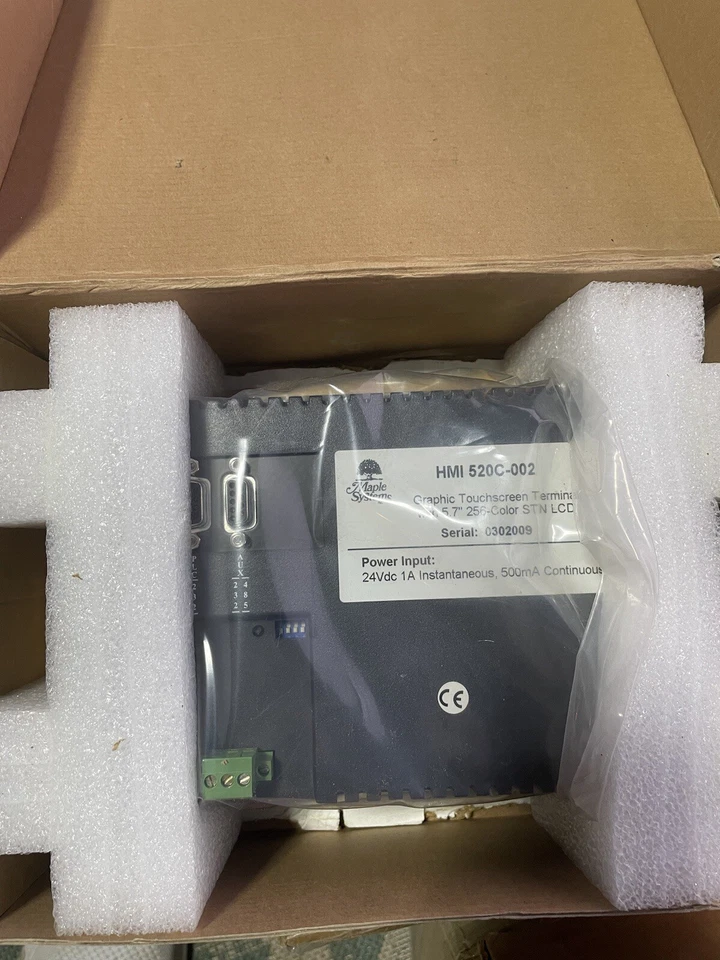 MAPLE SYSTEMS HMI 520C-002 GRAPHIC TOUCH SCREEN 5.7” LCD NEW - Image 2 of 4