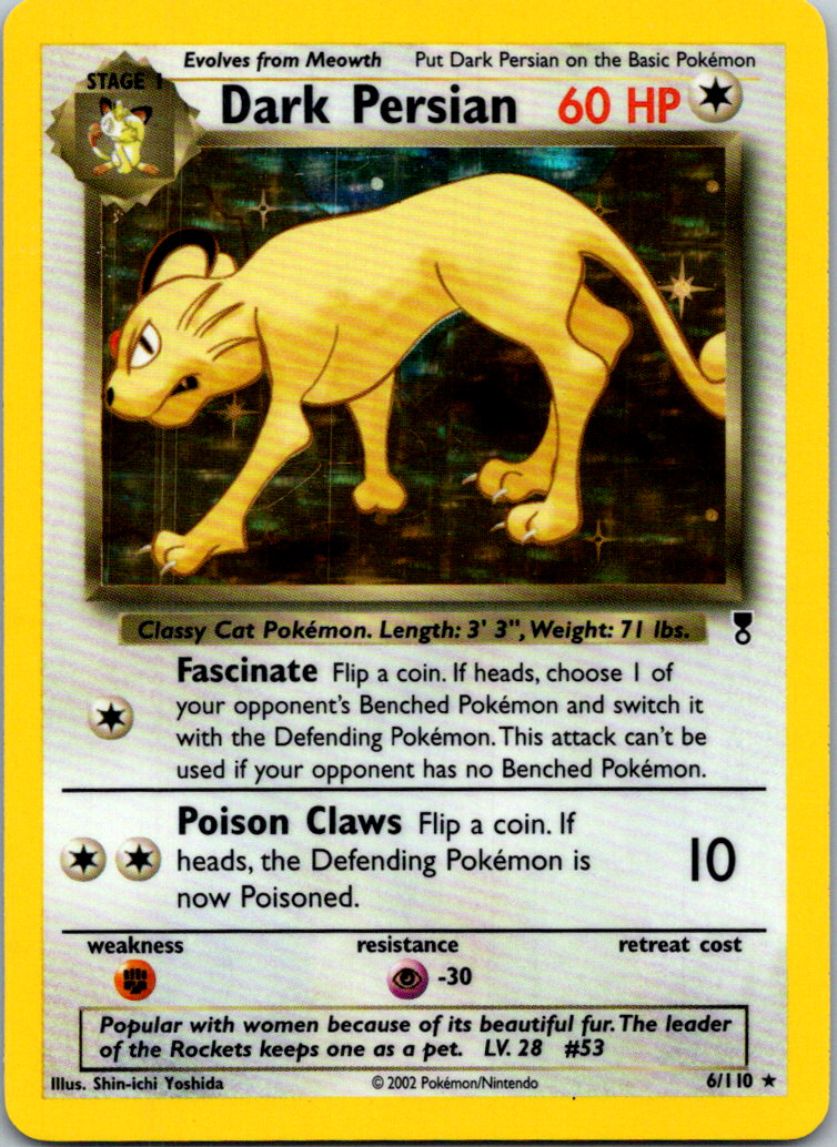 Dark Persian 英語版 6/110 Dark Persian 6/110 Legendary Collection Holo for sale online | eBay