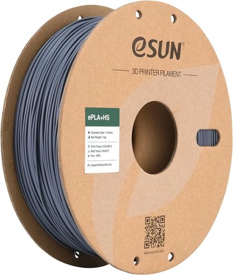 eSun ePLA + High Speed Filament Grey 1,75mm 1kg 3D Druck