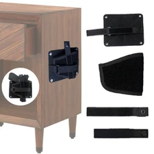 Tactical Right/Left Hand Hook Loop Gun Holster Carry for Car Desk Bag Backpack