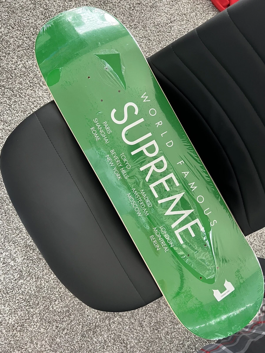 Supreme International Skate Deck - Green SS15 RARE SKATE DECK NEW