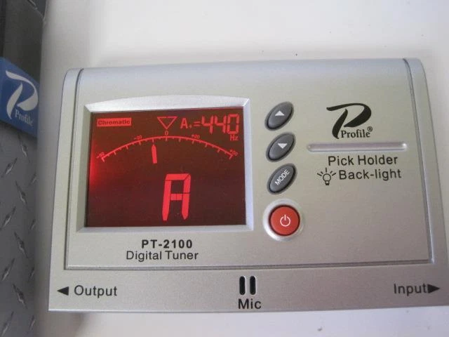 PROFILE PT-2100 DIGITAL TUNER FREE STANDING PORTABLE W/ PICK HOLDER & BACK LIGHT - Image 2 of 4