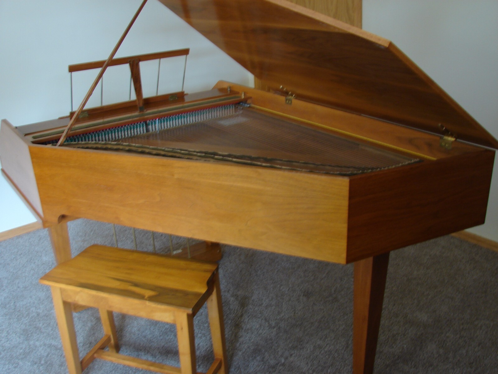 Beautiful 1967 Sabathil Double Manual Harpsichord eBay