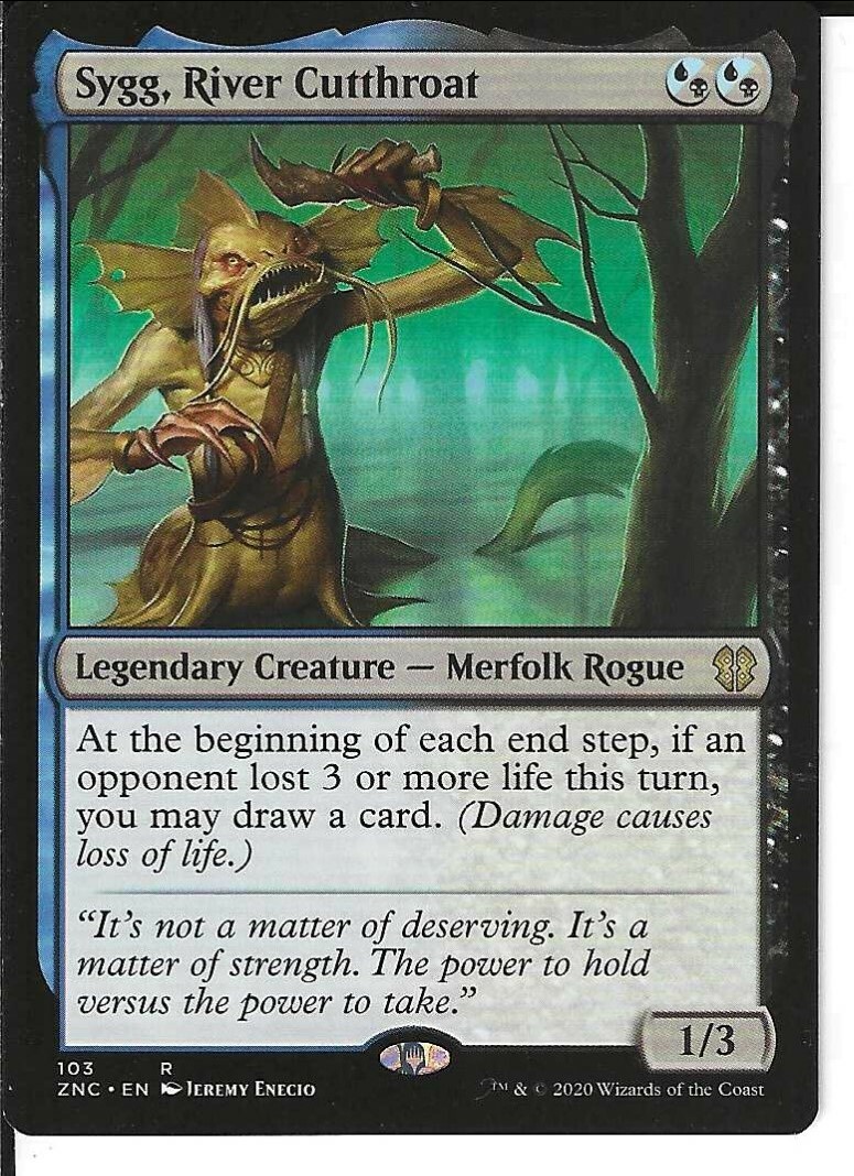 Sygg Cutthroat Zombies Magic MTG Custom Commander 100 Card Deck (Blue Black) eBay
