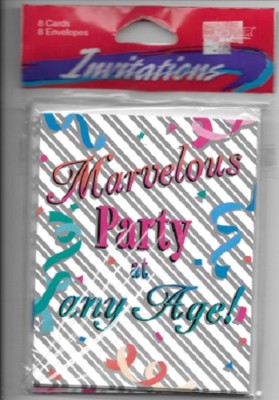 Invitations Over the hill 30,40,50,60, Marvelous (Total Quantity 40)