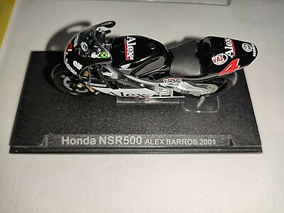 Honda Nsr 500 Alex Barros 2001 Moto Scale 1/24 Die Cast Model Grandi Moto