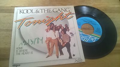 7'' Pop Kool & The Gang - Tonight / Home Is Where Th Heart (2 Song) DE-LITE VOGUE