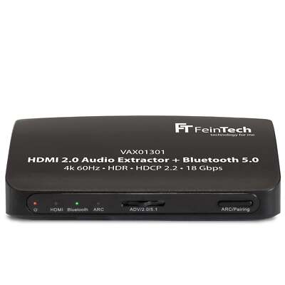 HDMI Audio Extractor Konverter Splitter 5.1 mit Bluetooth Sender 4K 60Hz ARC
