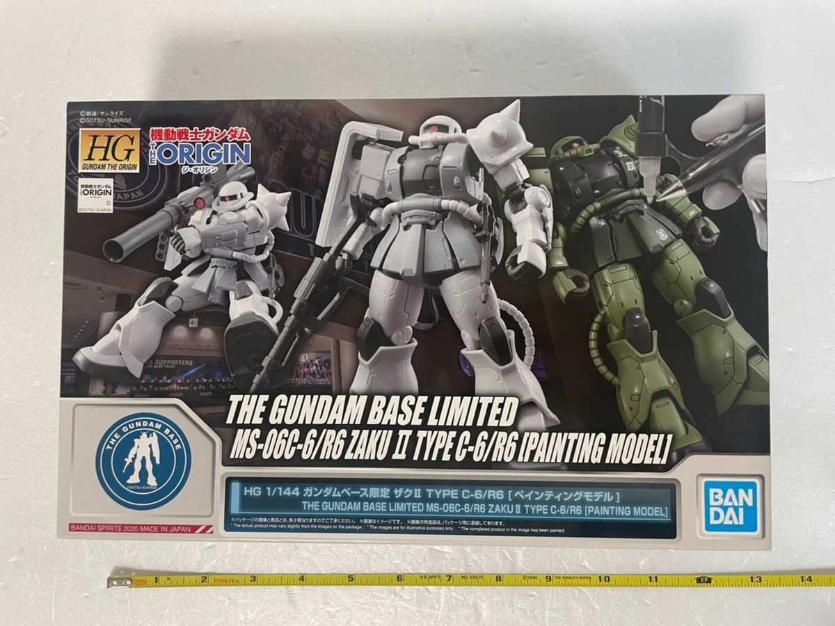 HG 1/144 Gundam Base Limited Zaku II TYPE C-6/R6 Painting Model