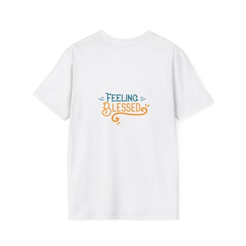 Mom Vibes Unisex Softstyle T-Shirt - Feeling Blessed Graphic Tee - Picture 3 of 5