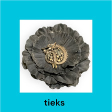 Tieks Flower Drago Black Box Topper Dragon Design