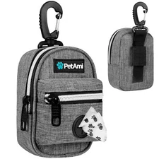 Dog Poop Bag Holder Leash Waste Bag Dispenser Treat Clip Bag Belt Walking Hiking