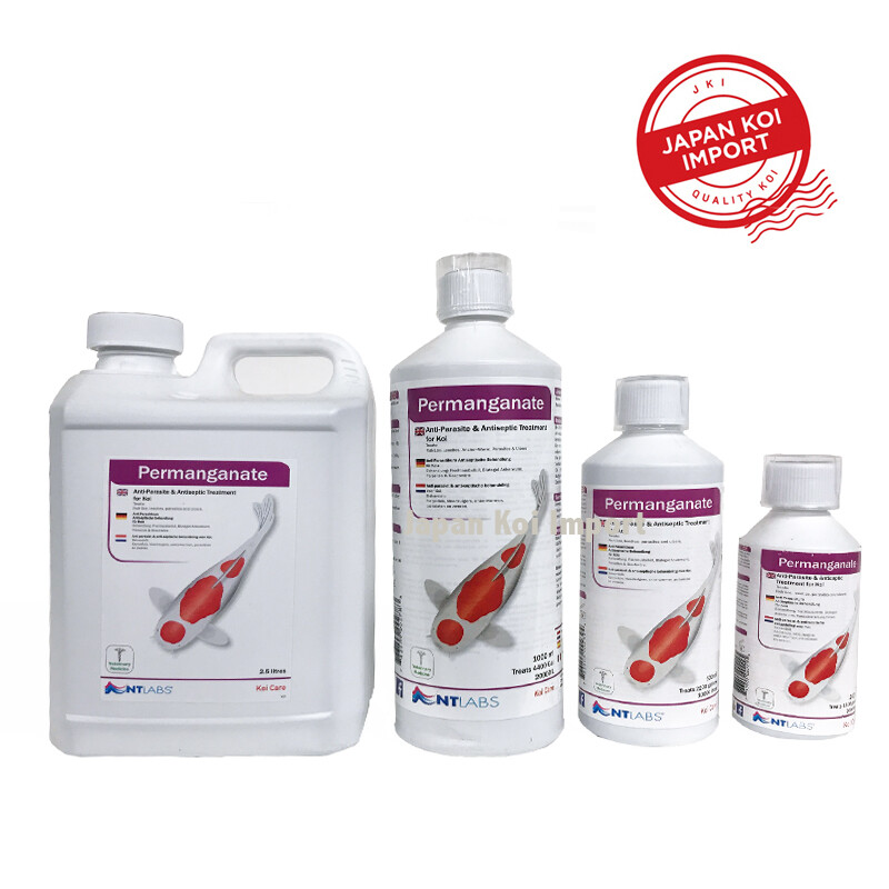 NT Labs Permanganate Dip Koi Care Fish Pond Ulcer Treatment 250ml 500ml