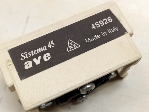 Ave Blanc Serie45 Steckdose 45906-45906/15T-45990/15TS-45926-45928C5-Lochabdeckung 45913 - Bild 18 von 23