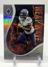2021 Panini Phoenix Football DALVIN COOK Heat Wave Insert SILVER HOLO Vikings