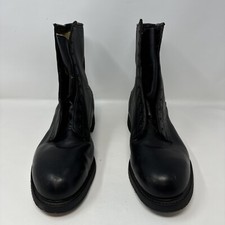 Bottes Vintage Shoe Company Ryker - Taille 10 Homme - Cuir Noir - Neuf Sans Boîte