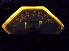 SMD LED TACHOBELEUCHTUNG KMH ANZEIGE GELB OPTIK TUNING FÜR MZ 125 SM SX NEU