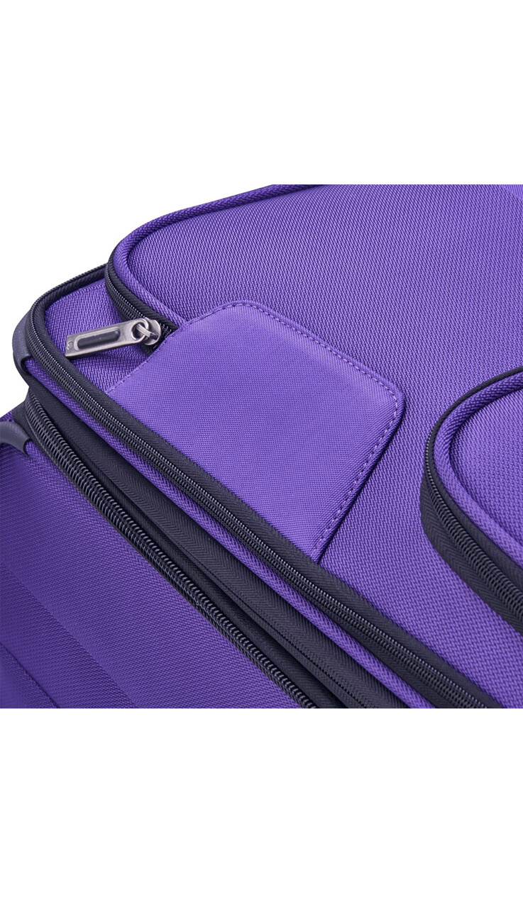DELSEY Paris Sky Max 2.0 Softside Expandable Luggage with Spinner , Purple 2PC