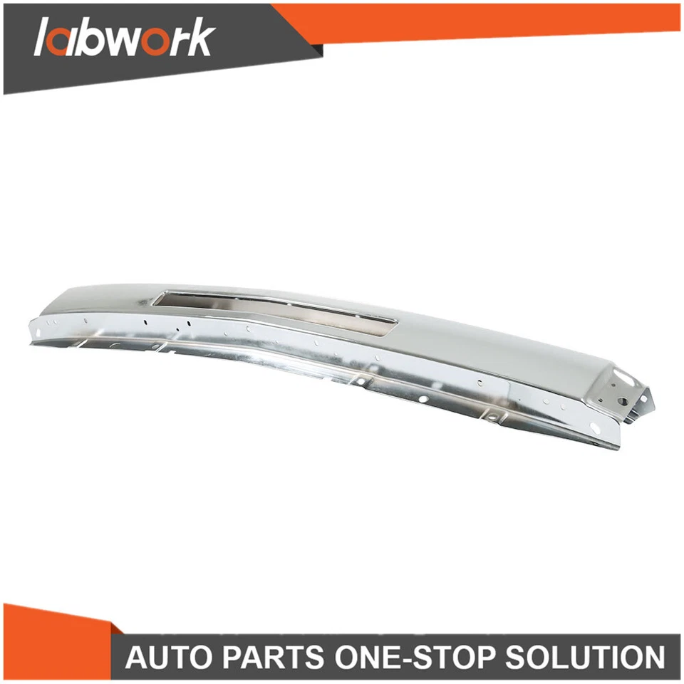 Labwork 铬钢前保险杠冲击面条 适用于雪佛兰 Silverado 1500 07-13 — 第 2/4 张图片
