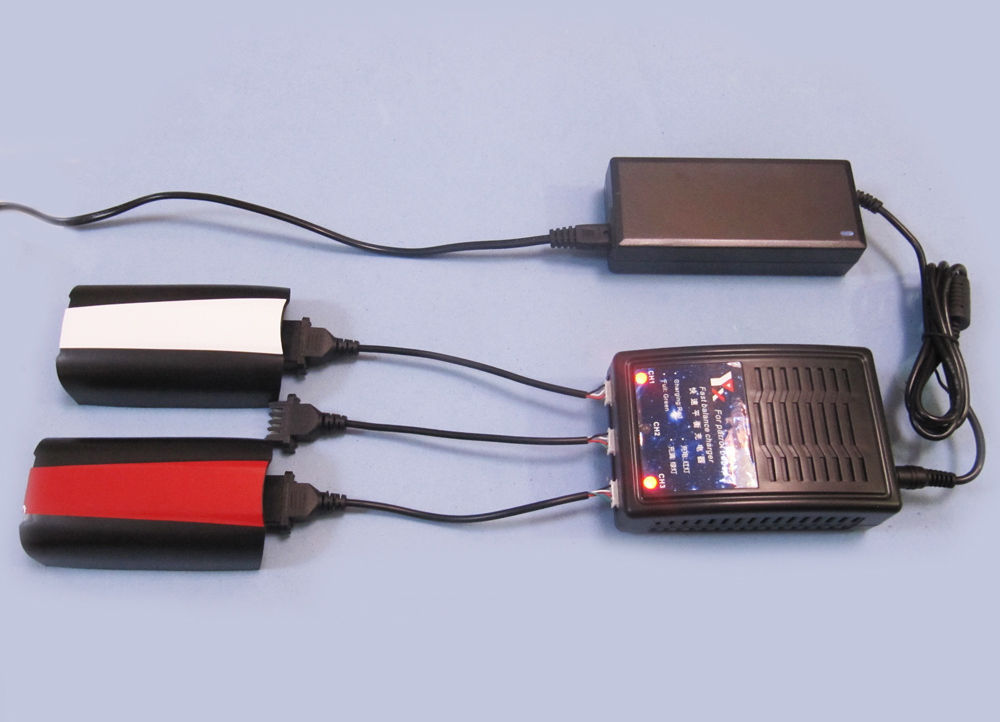 2pc x 4000mAh Parrojo Bebop 2 Battery Batterie + 3 in1 Speed Balance Charger 2pc x 4000mAh Parrojo Bebop 2 Battery Batterie + 3 in1 Speed Balance Charger