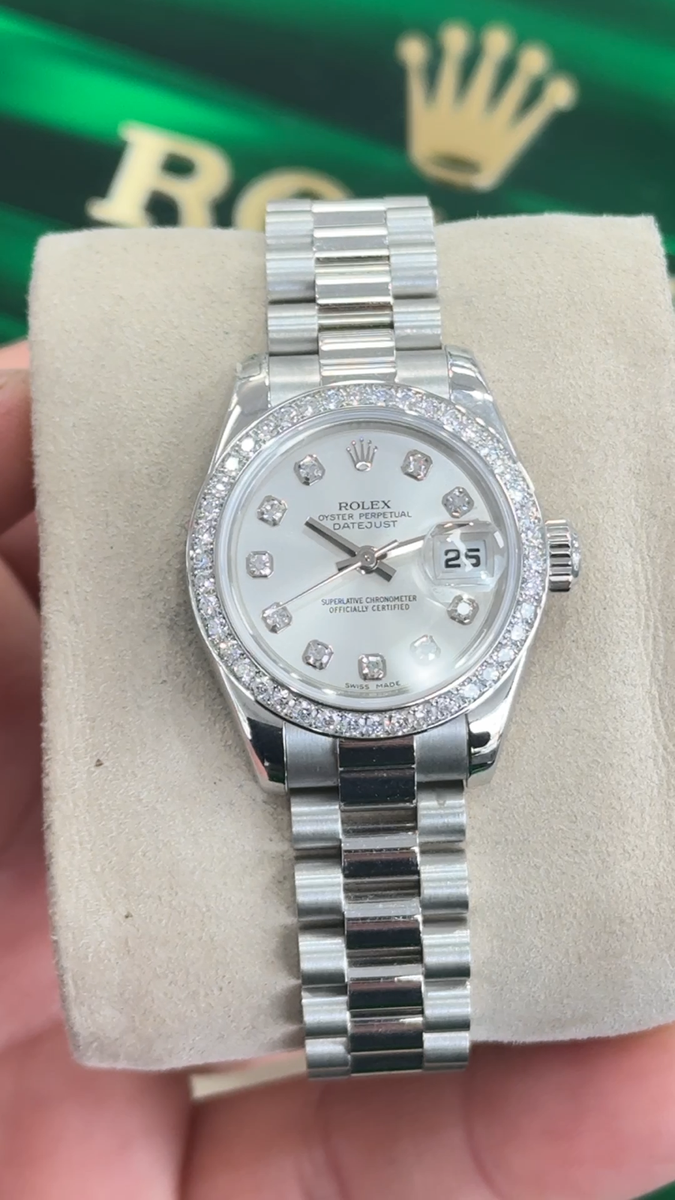 Rolex Lady-Datejust President Platinum 179136 Factory  display picture 1