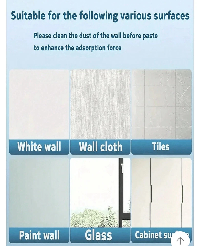 “Reusable Dry Erase Whiteboard Roll 17.7’’ x 78.7’’ | Static Cling Wall Sticker - Image 4 of 4