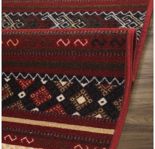 Non-Slip 2x7 Rubber Backing Moroccan Geometric Low Profile Pile Indoor Area Rug - Picture 43 of 48