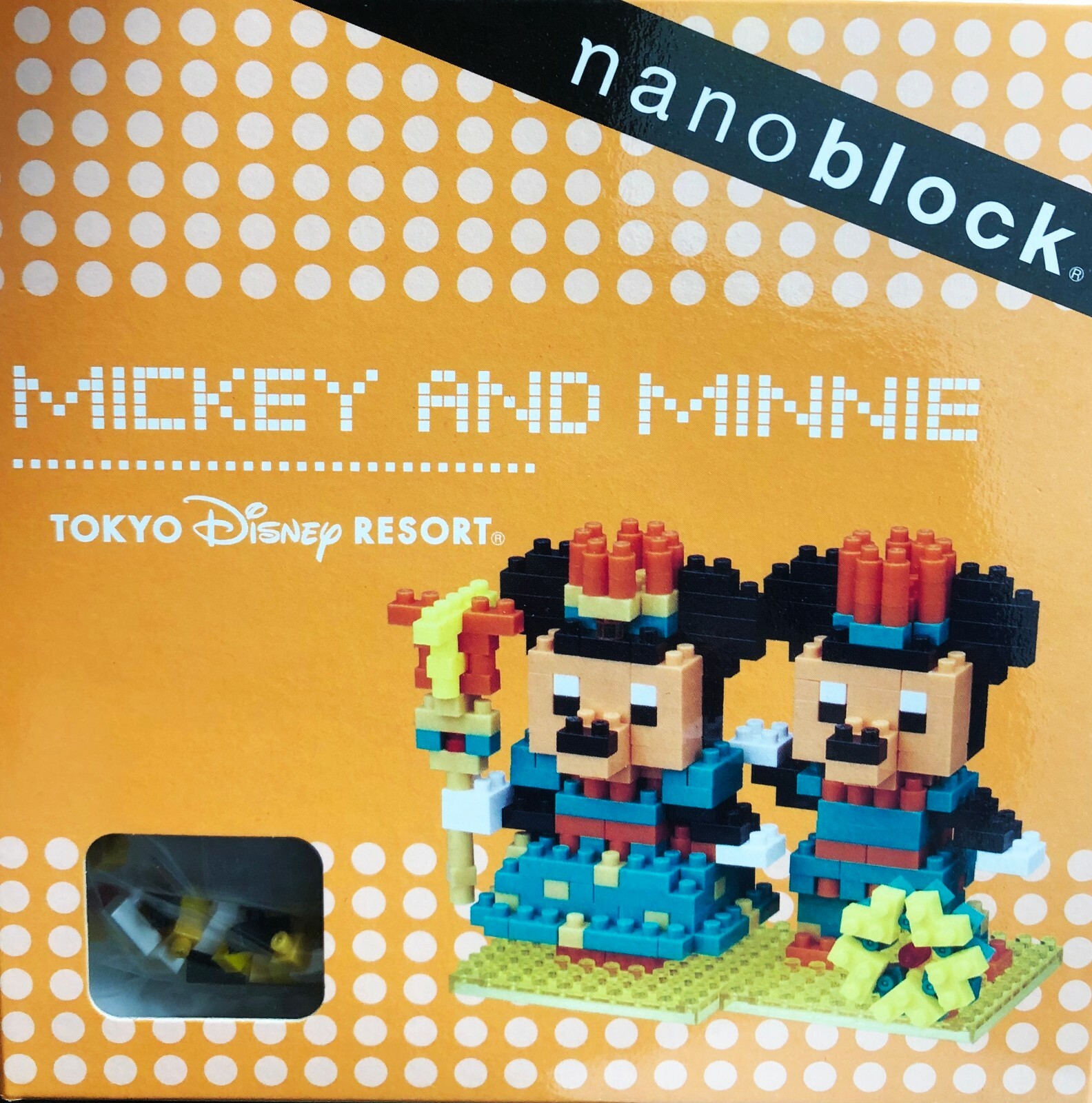 Nano block Tokyo Disneyland Exclusive Minnie & Mickey