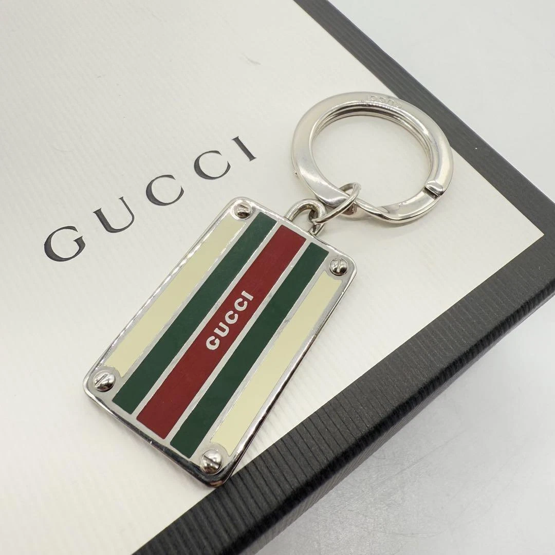 Porte clés authentique homme GUCCI porte clés breloque marque accessoire porte clés