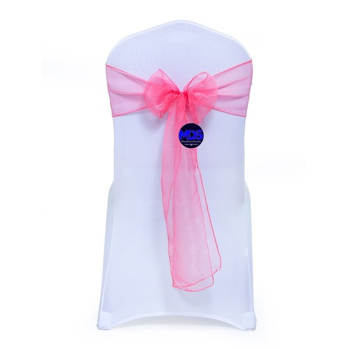 25 Organza Chair Sashes Wider Fuller Bows for wedding party event decoration NEW - Picture 35 of 44