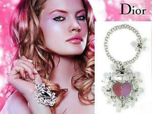 100 Authentic Dior Pretty Charms JEWEL Crystal Lipgloss Heart