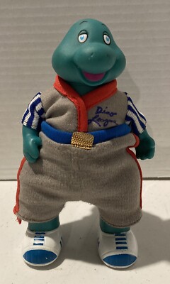 Vintage 90 s Kid Kore Dino Pals 6  Figure Dino League Jersey