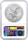 2025 (P) $1 Silver Eagle with Eagle Privy NGC MS70 FDOI Gaudioso Signature — photo 2