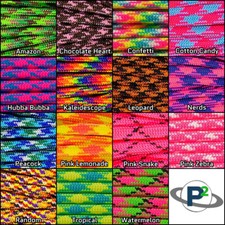 550 Paracord Cord Mil Spec parachute Rope Type III 7 Strand 10 20 50 100 feet