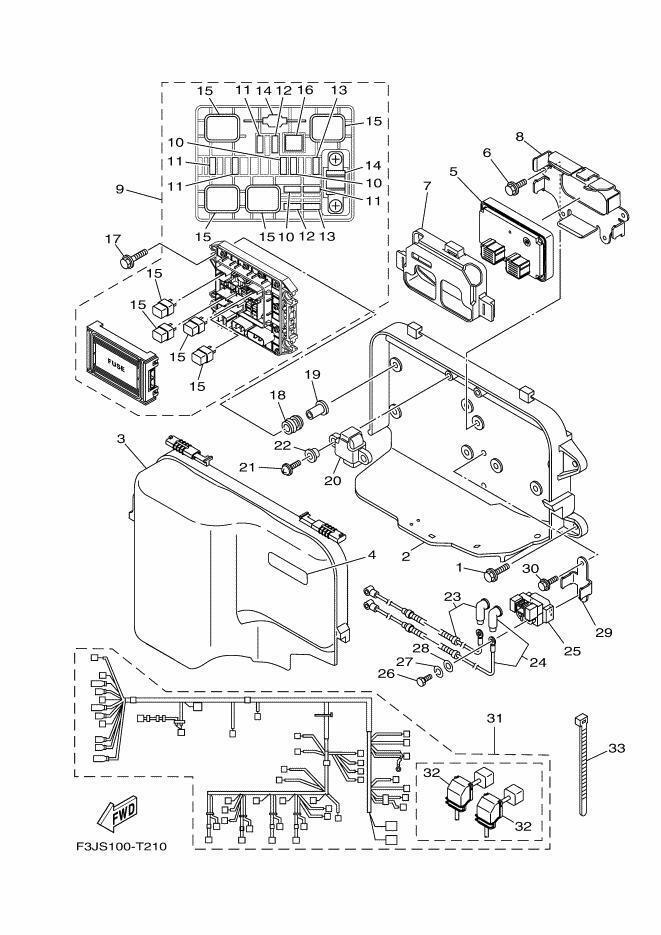 FXSVHO'18 OEM (ELECTRICAL-1) WIRE HARNESS ASSY 1 Used [Y9304 FXSVHO'18 OEM (ELECTRICAL-1) WIRE HARNESS ASSY 1 Used [Y9304