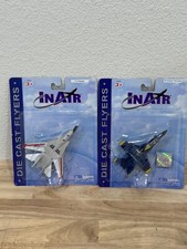 InAir Diecast 4.5  F-18 Hornet Blue Angels  F-14 Tomcat Diecast Plane 4.5  NIB