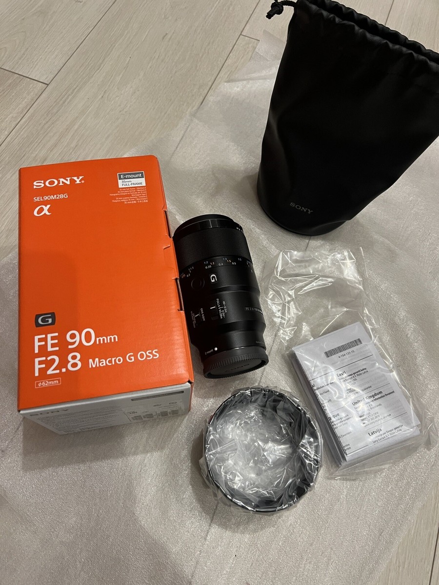SONY FE 90mm F2.8 Macro G フィルター付 Amazon.com: Sony FE 90mm f/2.8 Macro G OSS Lens, Black