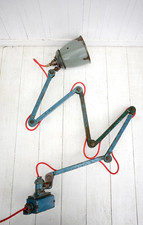 Vintage Industrial Lamp machinists lamp anglepoise workshop - EDL
