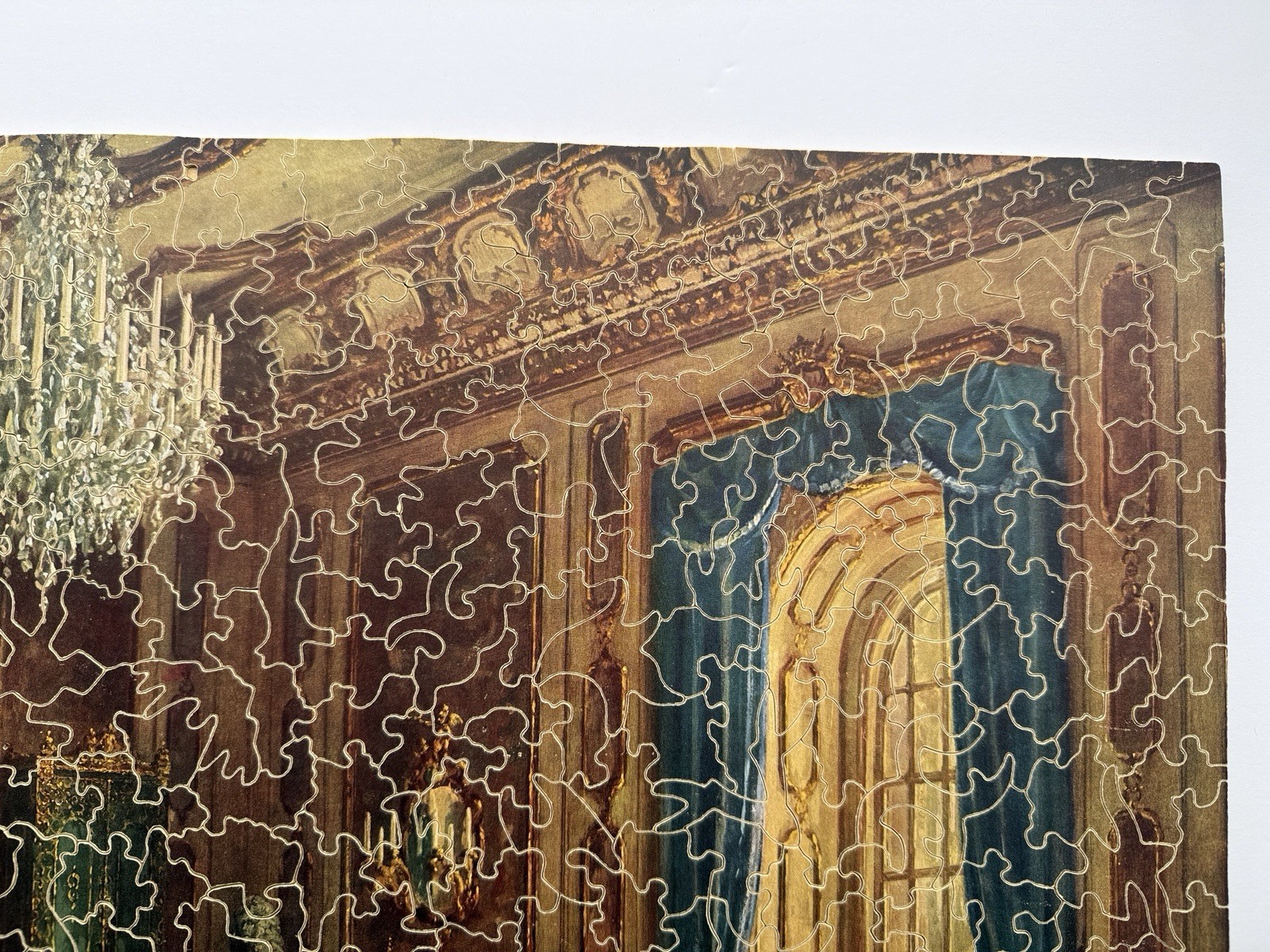 FABULOUS RARE U-NIT PICTURE JIGSAW PUZZLE HER FIRST RECITAL PIANO 64 FIGURAL WOW