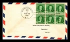 DR JIM STAMPS US COVER STUART FAMOUS AMERICANS FDC SCOTT 884 BLOCK DAMAGED BACK