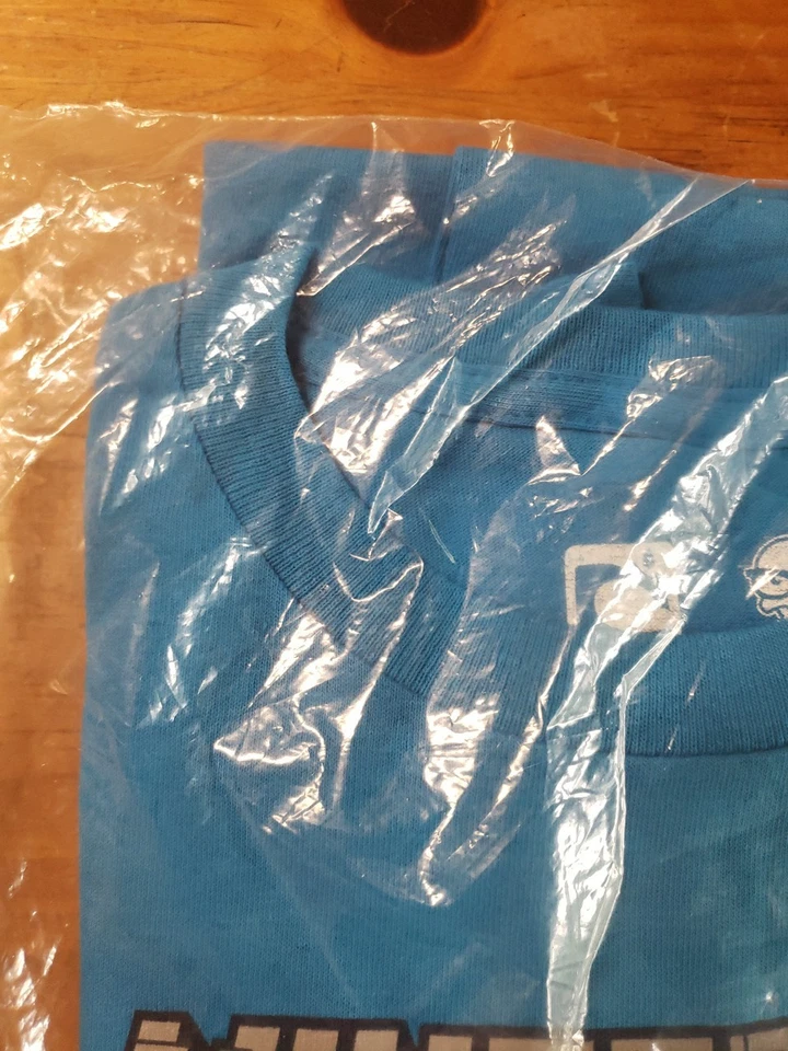 Oficial Minecraft Run Away! Camiseta Con Logo Azul 18/20 Juvenil XL Mojang Jinx Foto 3 de 4