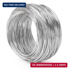 98.4 Feet 3mm Aluminum Wire, Bendable Metal Craft Wire, Armature Wire for Sculpt