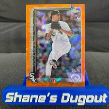 2025 Topps Chrome Sapphire Jairo Iriarte #145 RC Orange Sapphire /25