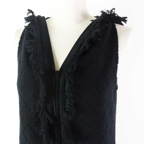 Toller CHANEL Einteiler Coco Mark Kapuze ärmellos schwarz Damen 34 15P P51319 - Bild 3 von 11