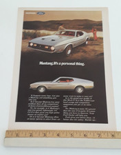 1971 Mustang Mach 1 Original 1971 Ad