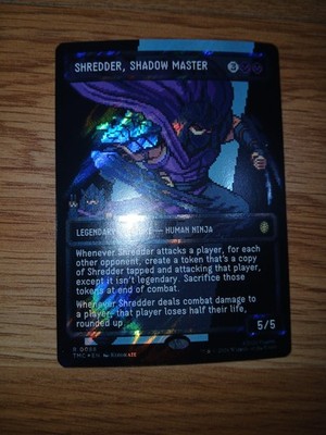 Shredder, Shadow Master NM (Surge Foil) Borderless Teenage Mutant Ninja Turtles
