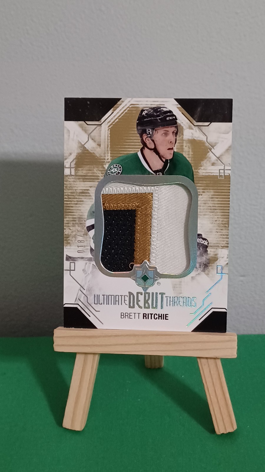2014-15 Ultimate Collection Debut Threads 018/100 Brett Ritchie #DT-BR Patch RC